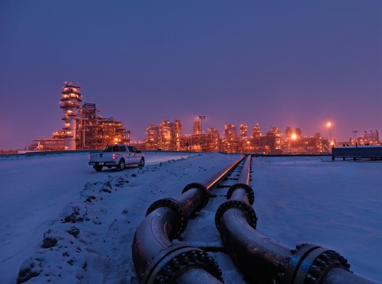 The Kearl oil sands plant, located approximately 75 km northeast of Fort McMurray. (CNW Group/Imperial Oil Limited)