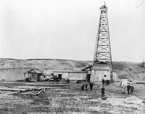dingman #1 oil well