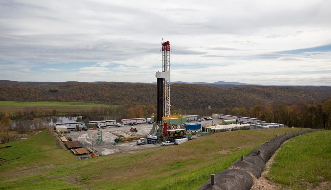 Marcellus drilling rig