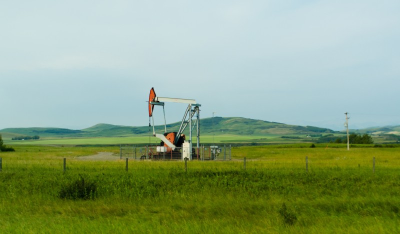 Southern Alberta oil well pump
