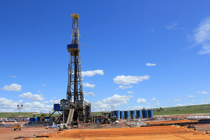 Drilling rig in North Dakota