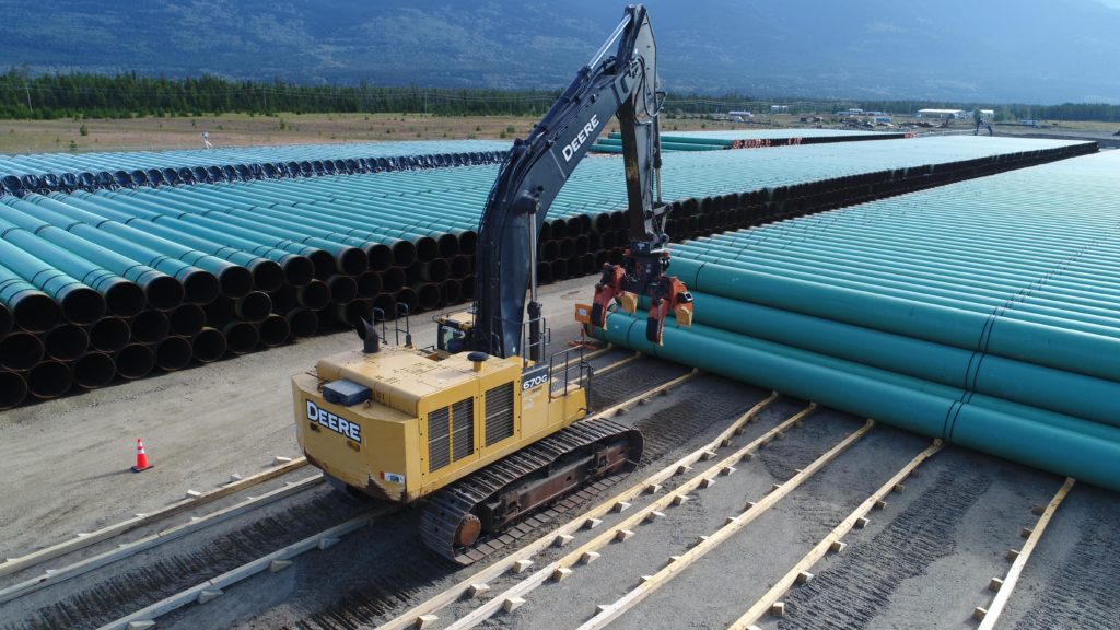Trans Mountain pipeline construction