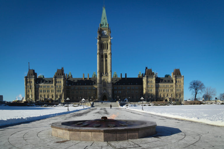 Winter time in Parliament Hill.